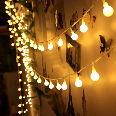 12M 100 Led Luci Stringa Led Luci Decorative Bianco Caldo Luci Natalizie Per Natale, Anno Nuovo, Matrimonio, Bar, Caffè, Piscina, Casa, Esterno ed