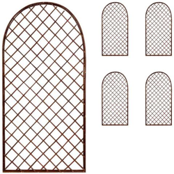 Tralicci Fissi Ad Arco In Salice Pezzi 5 Da Metri 1,50x0,60 Colore Naturale en oferta