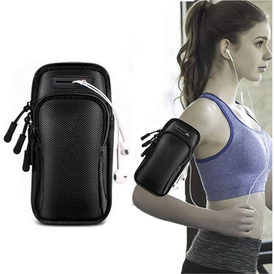Thsinde - Fascia da Braccio, Fino a 6.7'', Portatile di Sport Porta cellulare Impermeabile Sweatproof Armband Borsa Esterno Sacchetto Bracciale per