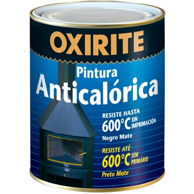 Nero Opaco Pintura Anticalórica 600. Oxirite | 750 mL