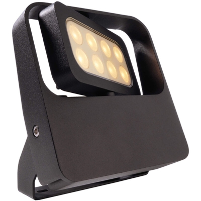 Faretto LED 9W orientabile esterno luce mirata giardino vetrine alberi IP65 230V