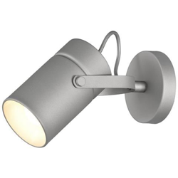 Faretto 1l 1 X E27 Max 40w (non Incl) Argento en oferta