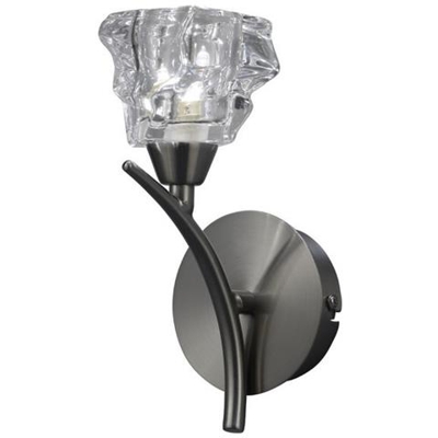 Applique Switched 1 Luce G9, Nickel Satinato