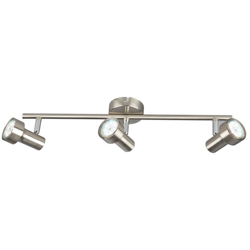 Briloner - SUB BARRA 3LED GU10 3W.250LM NICKEL SATINATO características