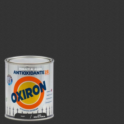 Smalto antiossidante Oxiron all'acqua Smooth Forging Effect | 750 mL - 4024 Nero - 4024 Nero - Titan