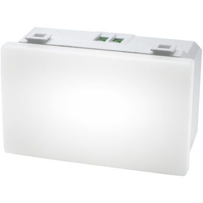 Planetitaly - Faretto segnapassi LED 3W punto luce muro compatibile supporti 503 serie matix