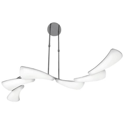 Linea Led 36w Telescopica 3000k, 3240lm, Cromo Lucido, Acrilico Satinato características