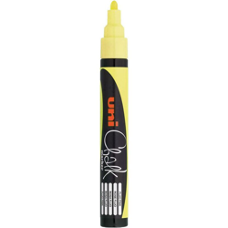 Pennarello gesso Uni Chalk Marker | Giallo - Giallo en oferta