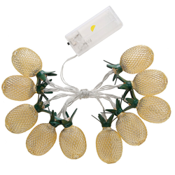 metallo Hollow luce decorativa della stringa casa vacanze ananas ananas BZ747 luci 10 LED características