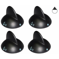 Electrolux-rex-aeg-zoppas - KIT 4PZ MANOPOLE CUCINA PIANO COTTURA POMELLI REX ELECTROLUX 40mm en oferta