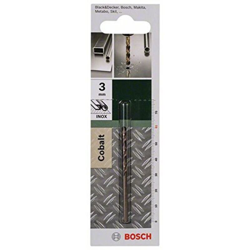 Bosch Accessories 2609255065 HSS Punta a spirale per metallo 3 mm Lunghezza totale 61 mm Cobalto DIN 338 Alberino cilin en oferta