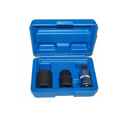 Topolenashop - Set 3pz chiavi a bussola rinforzate pentagonali per freni attacco 1/2'