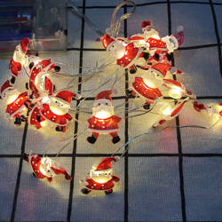 Natale elementi di fissaggio decorazione regalo stringa di rame luce della lanterna illumina luci di Natale atmosfera natalizia 2 m 20 luci, Babbo precio