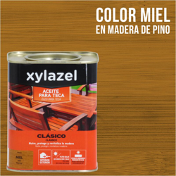 Olio di teak Xylazel | 4 L - Miele - Miele en oferta