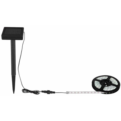 Catena luminosa a LED con illuminazione a catena nera 8 funzioni interruttore a gradino esterno
