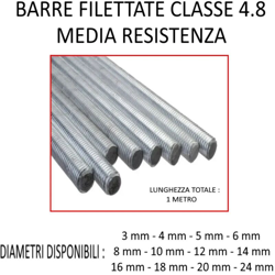 Barra Filettata M 12 X 20 Pz en oferta