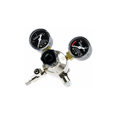 CO2 - Riduttore di pressione professionale, variante professionale M1, multiuso, 1 valvola ad ago - Aqua-noa