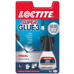Super Colla Instantanea con Pennello 5gr per Metallo Legno Plastica - Loctite características