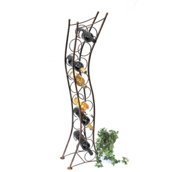 Scaffale per Vini Art.244 Porta-Bottiglie 125 cm Porta-Bottiglie Scaffale per Bottiglie in Metallo - Dandibo características