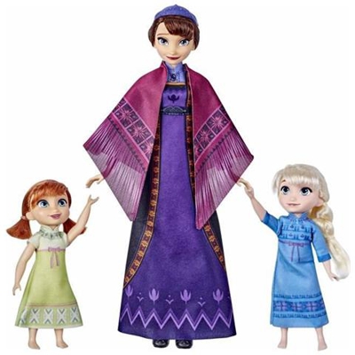 Disney Frozen 2 - Bambole Elettroniche Elsa E Anna Con La Loro Mamma Iduna