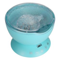 Telecomando USB aggiornato Lampada di proiezione principale colorata con onde oceaniche,blu - blu en oferta