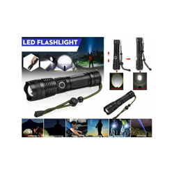 Torcia Tattica / Militare Led Cree T6 Batteria Ricaricabile Zoom A90-P50 en oferta