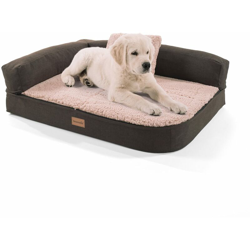 Odin, Lettino per Cani, Materassino per Cani | Lavabile | Ortopedico | Antiscivolo | Traspirante | Memory Foam | Taglia S (80x10x60 cm) - Brunolie en oferta