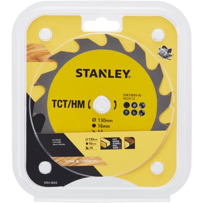 Stanley CZB 130 x 16 millimetri TCT / hm 14t