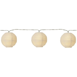 Star - Ghirlanda di 10 lanterne di carta bianche a LED en oferta