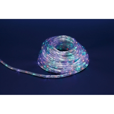 Tubo Luminoso Led Natalizio Luci di Natale Multicolor uso Esterno 6 10 26 Mt - Lunghezza: 6 Mt