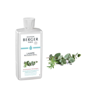Maison Berger - FRAGRANZA PER LAMPADA CATALITICA FRAÎCHEUR EUCALYPTUS 500 ML LAMPE BERGER DECORAZIONE PROFUMO CASA AMBIENTE