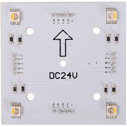 Piastra 4 LED RGB 3000K luce multicolore retroilluminazione insegne tabelle 24V características