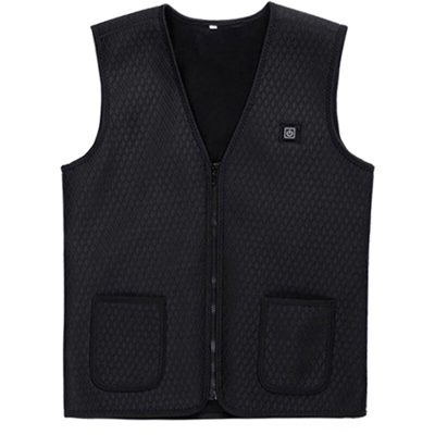Carica gilet riscaldato intelligente gilet a temperatura costante abbigliamento caldo in vita per uomini e donne,,taglia XL nera - taglia XL nera