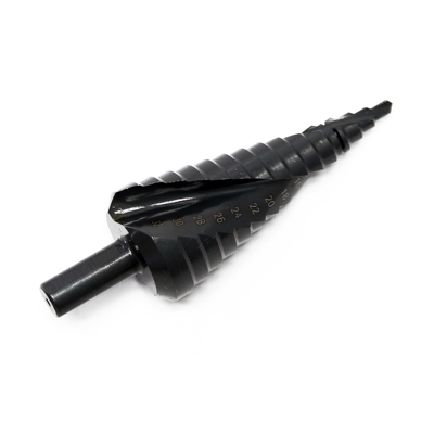 Wiltec - Punta a gradini HSS 4-32 mm Punta conica Fresare Punta per forare metalli