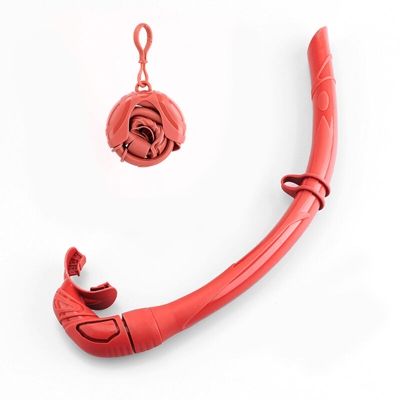 Tubo per respirazione umida per adulti pieghevole in silicone AS-600, arancione