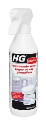 IGIENIZZANTE SPRAY BAGNO AD USO GIORNALIERO 500ML - Hg Pulizia
