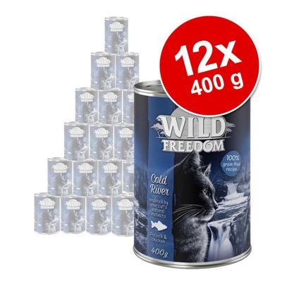 Wild Freedom Adult lattine 12 x 400 g - NUOVO: Wild Hills - Anatra & Pollo