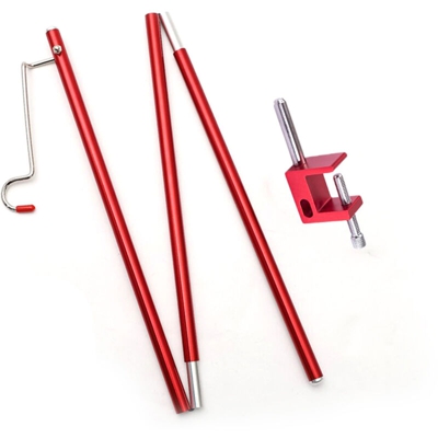 Supporto per lampada da esterno da campeggio palo da campeggio pratico illuminazione portalampada rosso