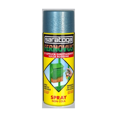 Vernice Antiruggine Spray Fernovus 400ml Grigio Perla Brillante - Saratoga