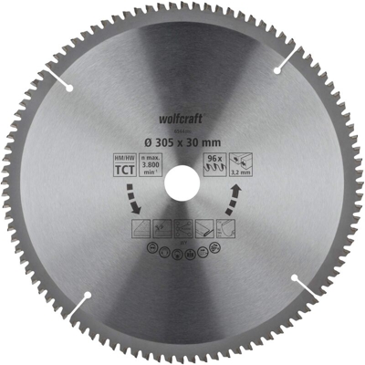 6544000 Disco per sega circolare HM, 96 servi, Serie Lila Pack 1 - Wolfcraft