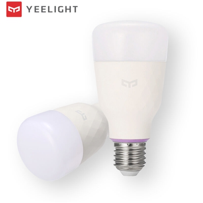 XIAOMI Confezione 2 pezzi E27 Lampadina LED intelligente 10W Controllo app 2 colori AC220V