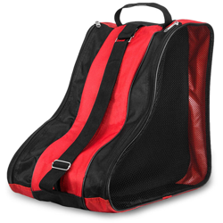 Borsa per pattini a rotelle doppia spalla per bambini, rossa en oferta