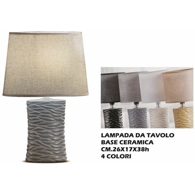 Bighouse It - LAMPADA DA TAVOLO CERAMICA RONNIE CM.26X17X38h
