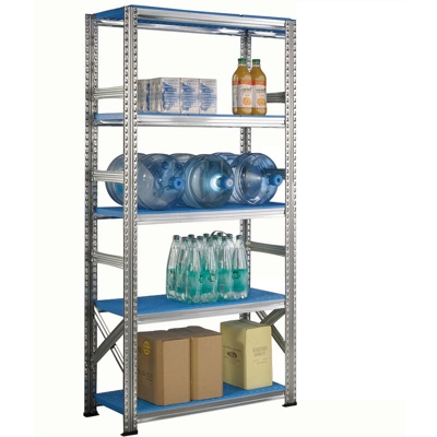 Scaffalatura Industriale 200x50x100cm Scaffale Incastro Acciaio Zincat Magazzino