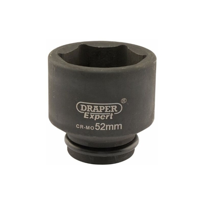 Draper, 5034, Expert 05034 Square Drive Hi-Torq 6 Point Socket Impact, 52 millimetri 3/4 di pollice