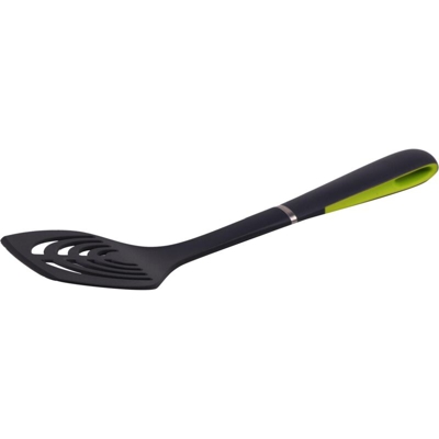 Casa Collection - Schiumarola in Nylon con Manico in Polipropilene Grigio Scuro/Verde