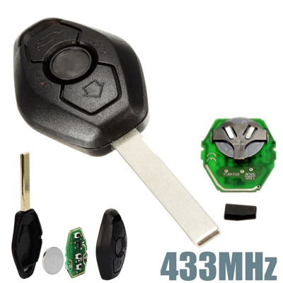 Drillpro - Chiave a distanza a 3 pulsanti Chiave a distanza + Blade Pr BMW 3 5 7 Serie 433MHZ