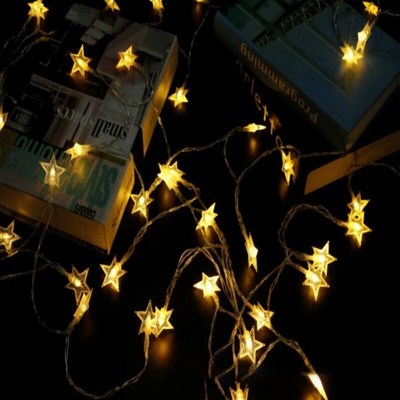 stringa LED di Natale, tre tre metri di lunghezza luminosi lampada calde stelle bianche 20