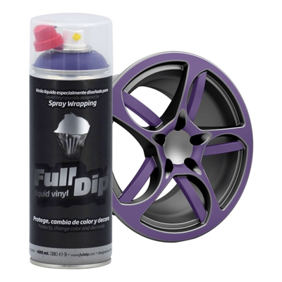 Vinile Liquido Colore Solido Full Dip Spray 400 mL | viola - viola