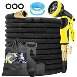 Tubo da Giardino Estensibile 15M/50FT, Tubo da Giardino Tubo Acqua Giardino Flessibile Tubo Irrigazione Estensibile con 10 Funzioni di Spruzzo per precio